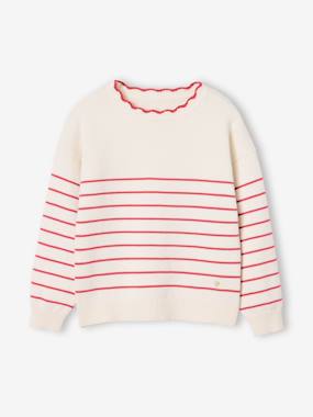 -Pull fille manches longues