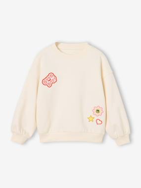 -Sweat fille manches longues
