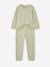 Lot 2 pyjamas fille vert sauge - vertbaudet enfant 