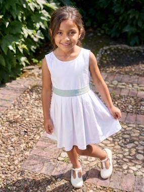 Occasion Wear Dress with Floral Print, for Girls  - vertbaudet enfant