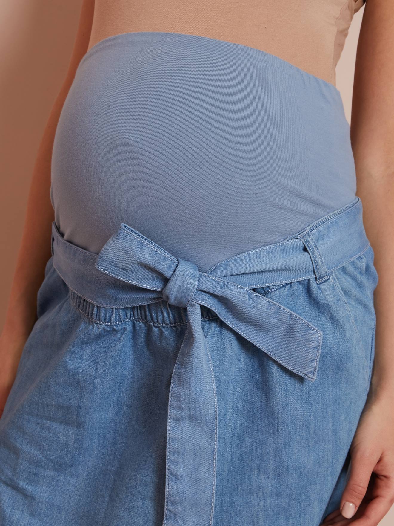Jupe en jean de grossesse avec ceinture - double stone, Vêtements de  grossesse