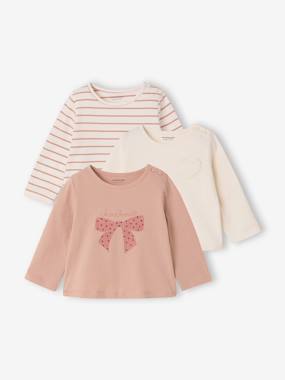 -Lot de 3 T-shirts Basics bébé manches longues