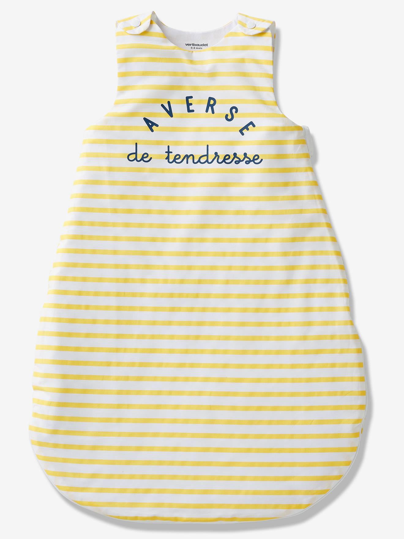 Summer Special Baby Sleep Bag Averse De Tendresse Dark Yellow Stripes Bedding Decor