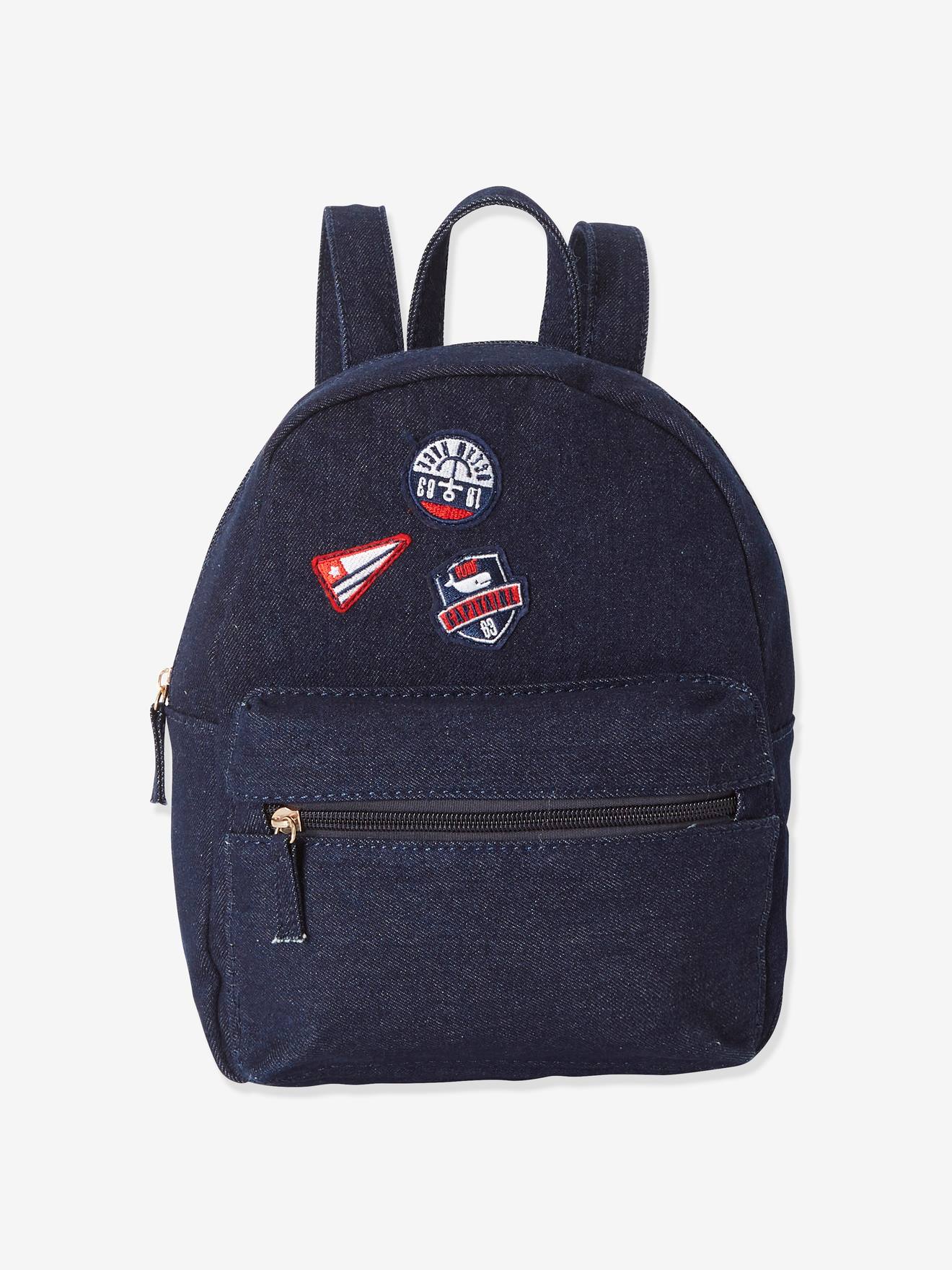 denim backpack