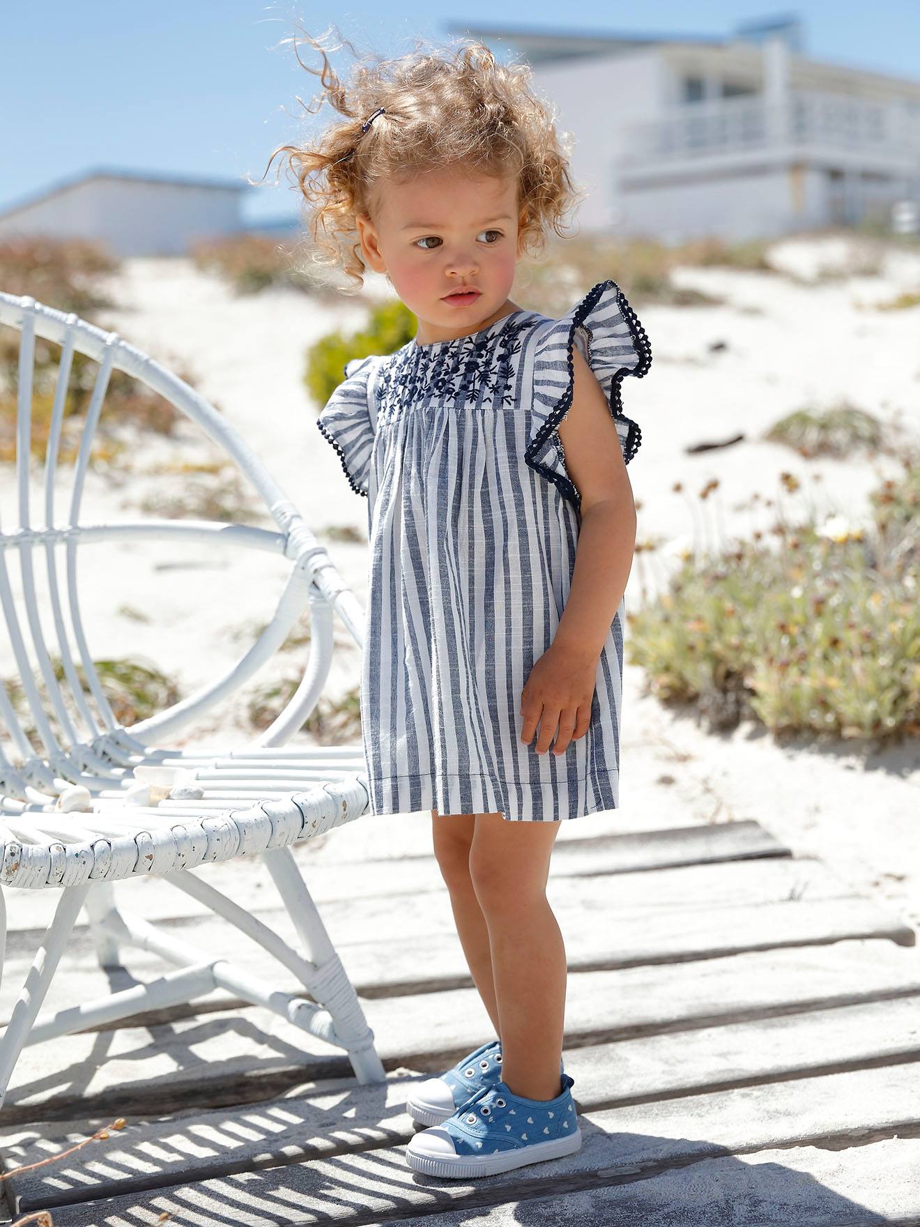 embroidered summer dress