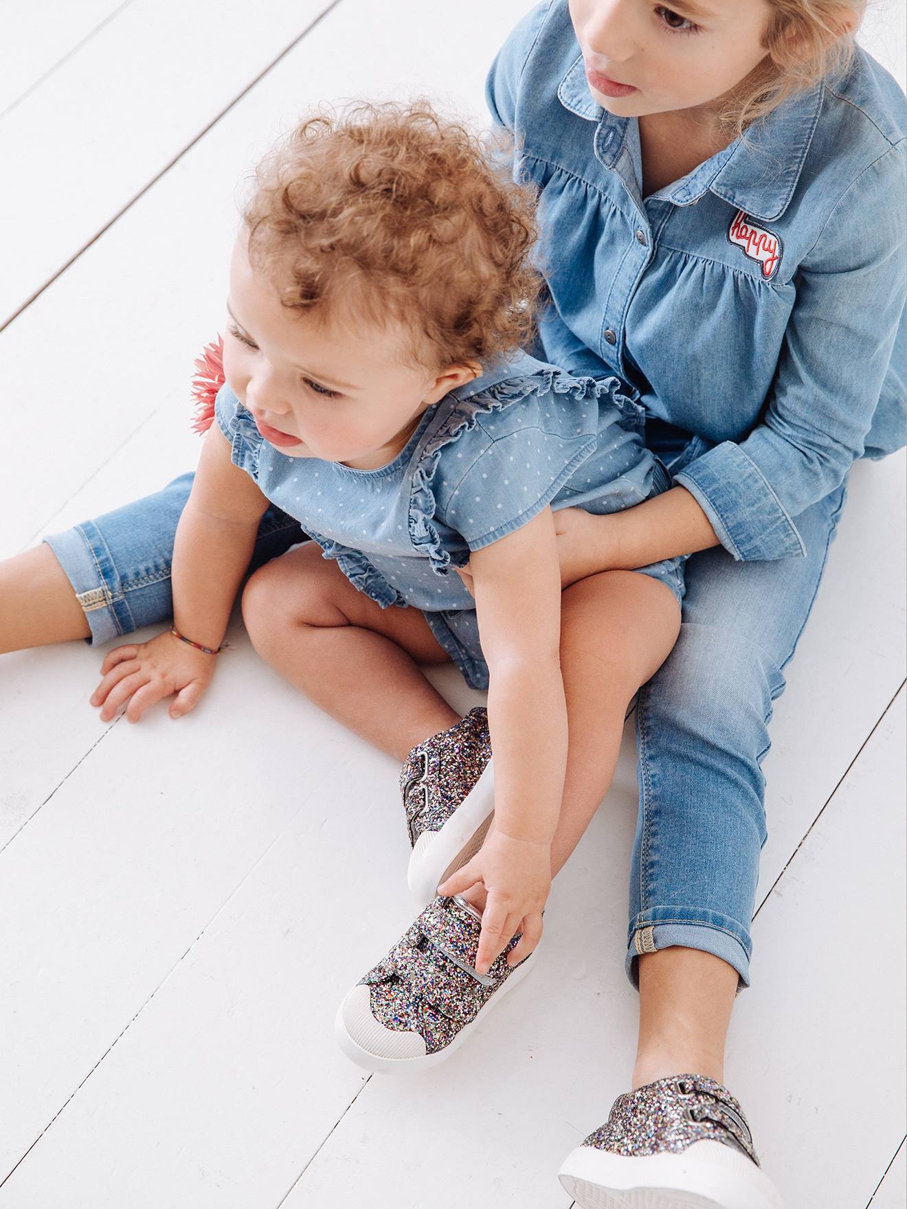 basket fille paillette scratch