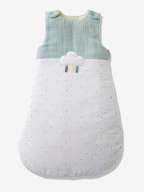 preparing the arrival of the baby's maternity suitcase-Sleeveless Baby Sleep Bag, MENTHE A L'EAU