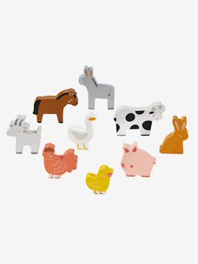 Toys-Baby & Pre-School Toys-Early Learning & Sensory Toys-Set of Wooden Animals