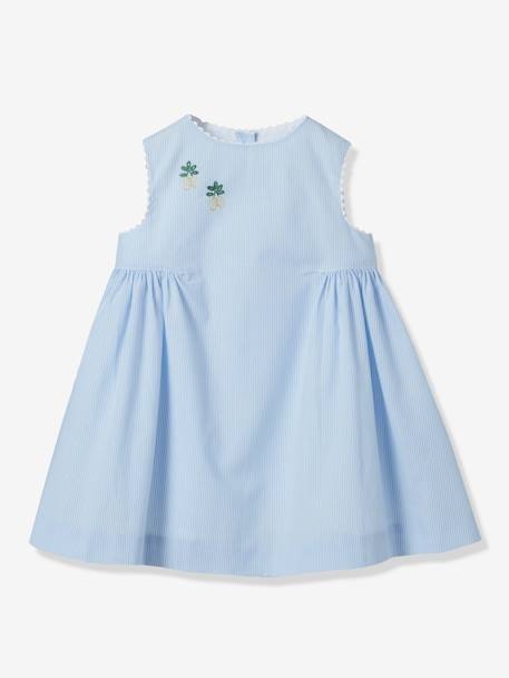 Robe Brodee Citrons Bebe Cyrillus Raye Ciel Blanc Bebe Robe Brodee Citrons Bebe Cyrillus Raye Ciel Blanc Bebe