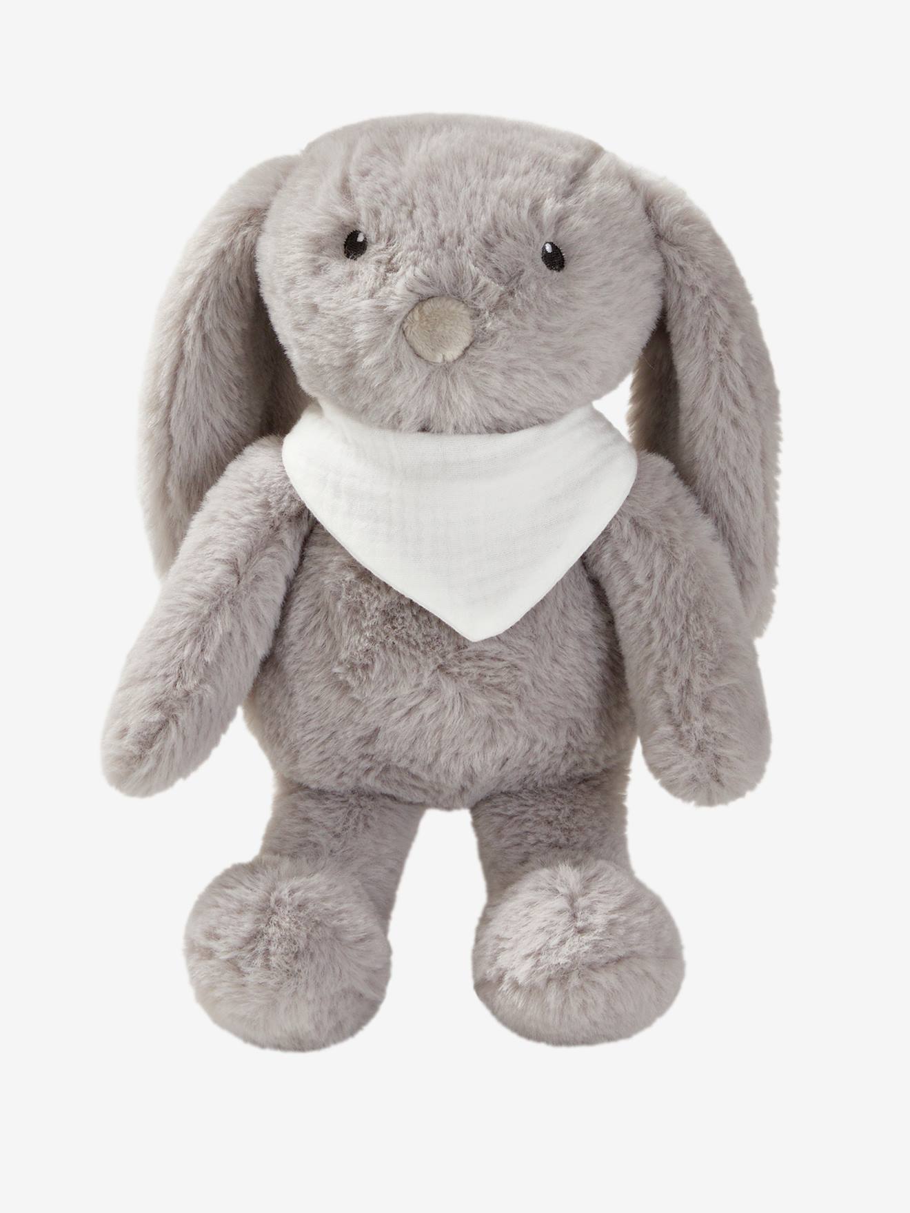 grey bunny soft toy