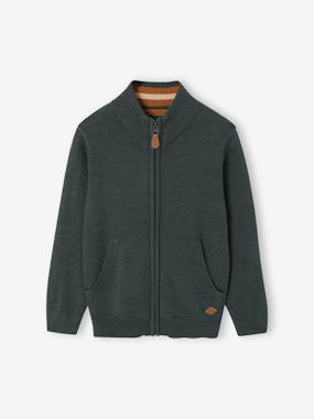 Garçon-Gilet zippé col montant personnalisable garçon