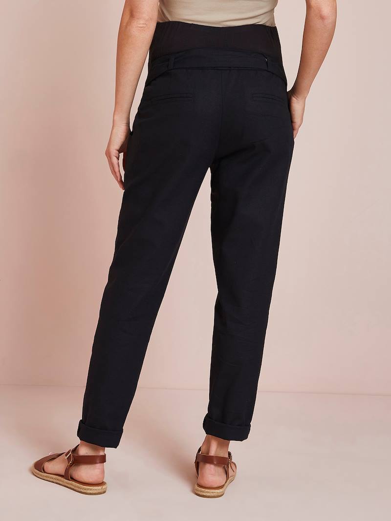 Paperbag Maternity Trousers black, Maternity