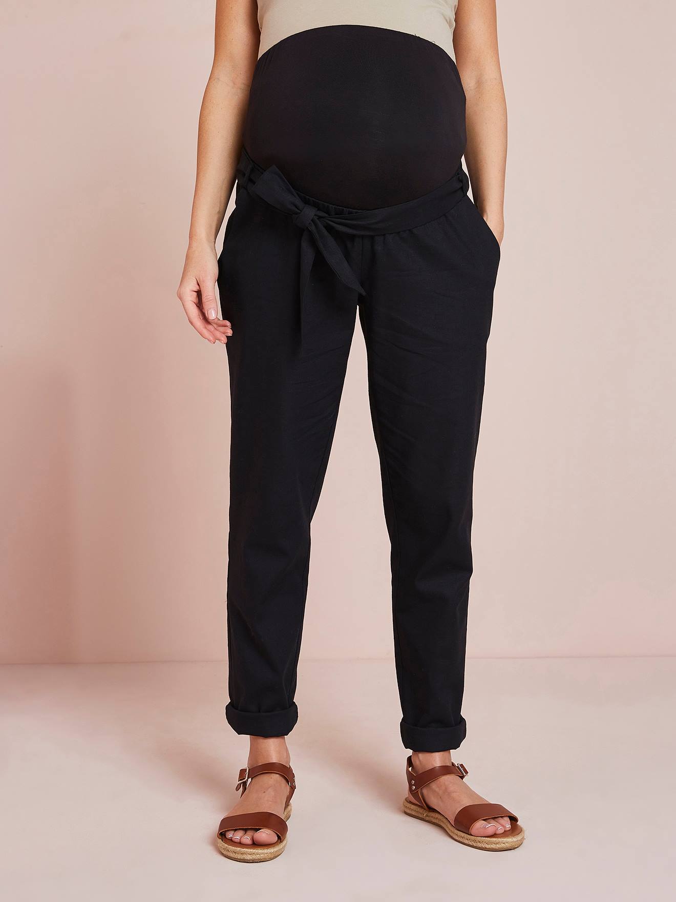 Maternity paper bag pants Clearance