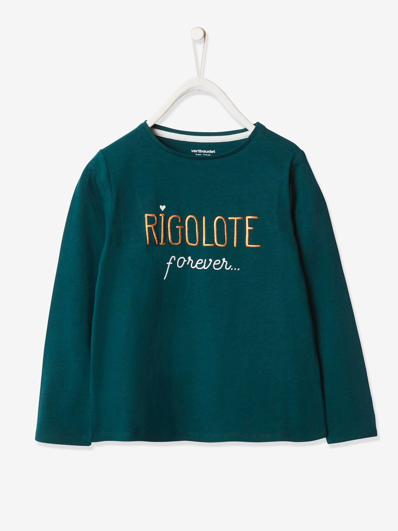 girls green long sleeve shirt