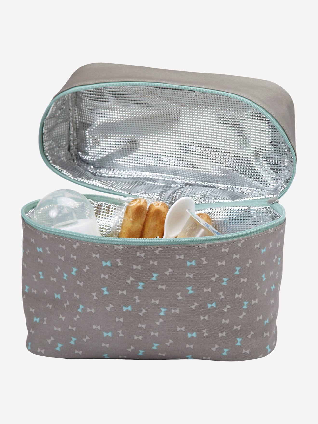 Lunch Box Vertbaudet Gris Imprime Etoiles Puericulture