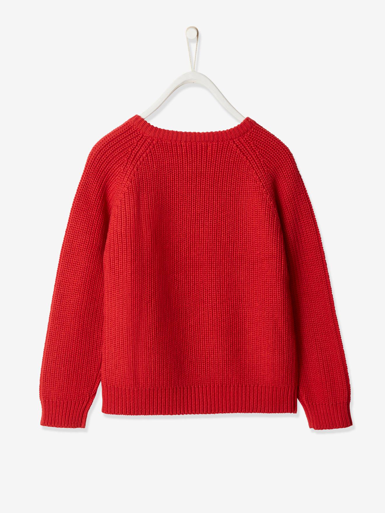 girls red jumper