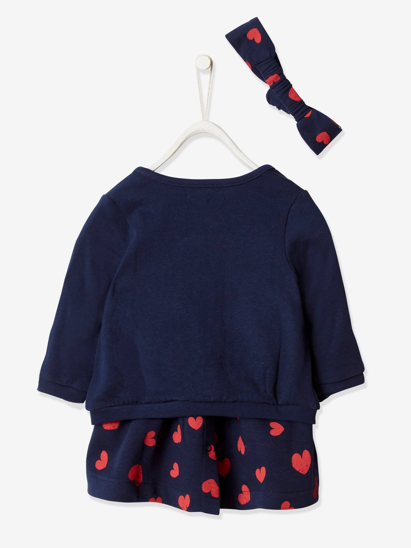 baby girl dress and cardigan set