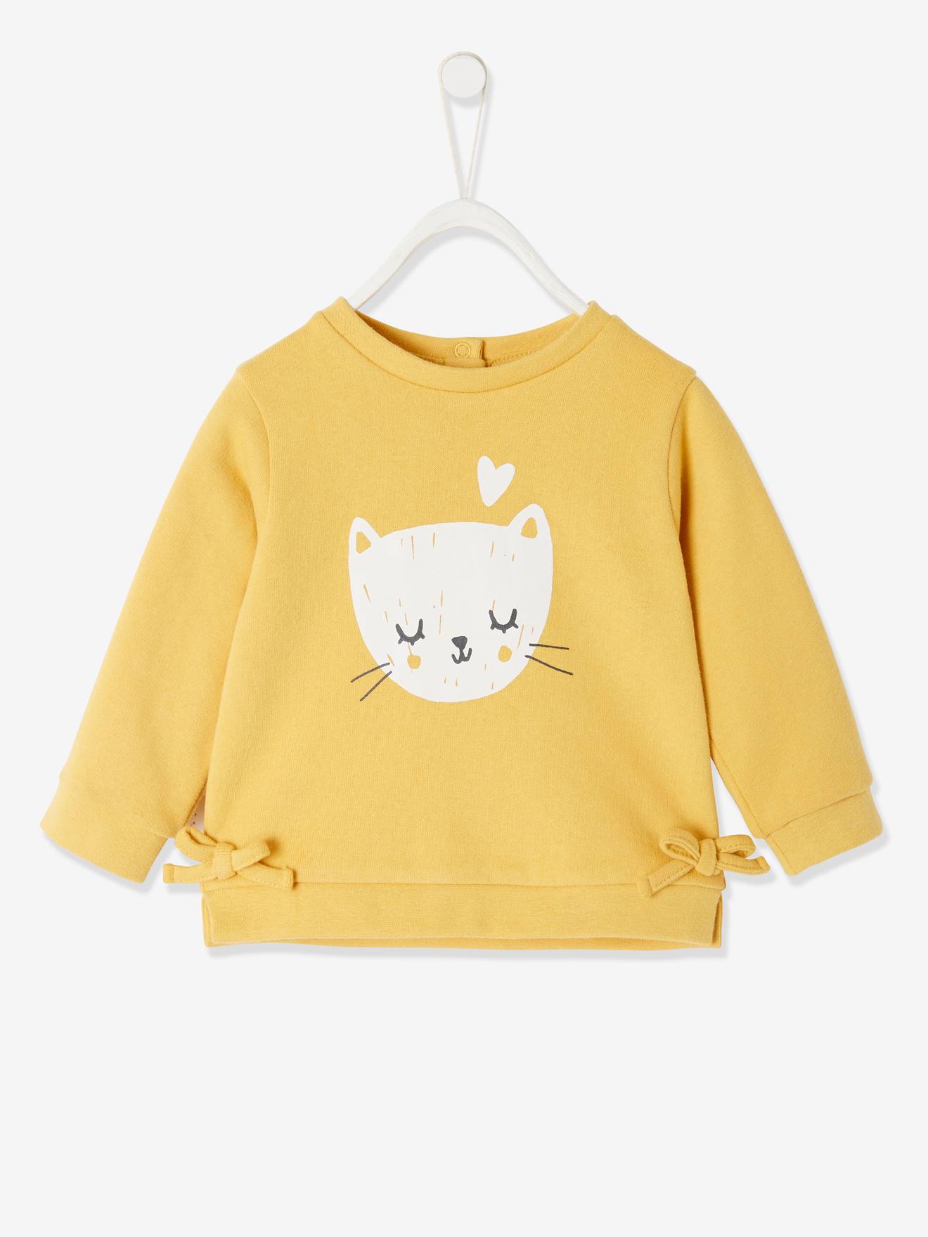 yellow sweatshirt for girls