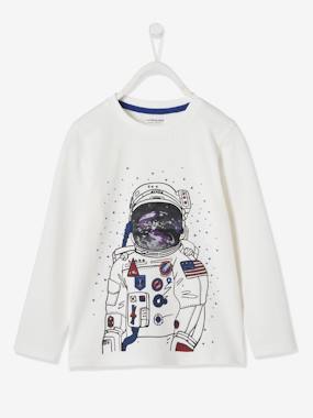 -Top with Astronaut Motif for Boys