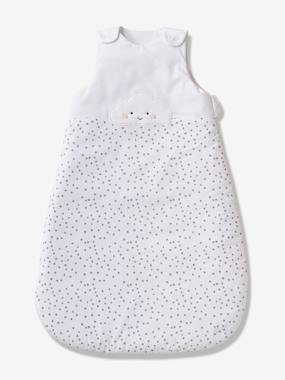 Bedding & Decor-Baby Bedding-Sleepbags-Sleeveless Baby Sleep Bag, NUAGE BLANC