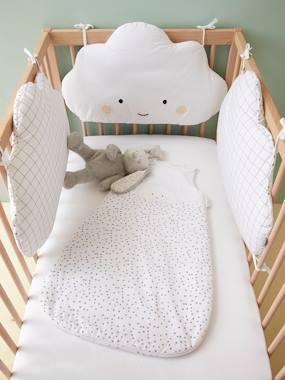 Bedding & Decor-Baby Bedding-Sleeveless Baby Sleep Bag, NUAGE BLANC