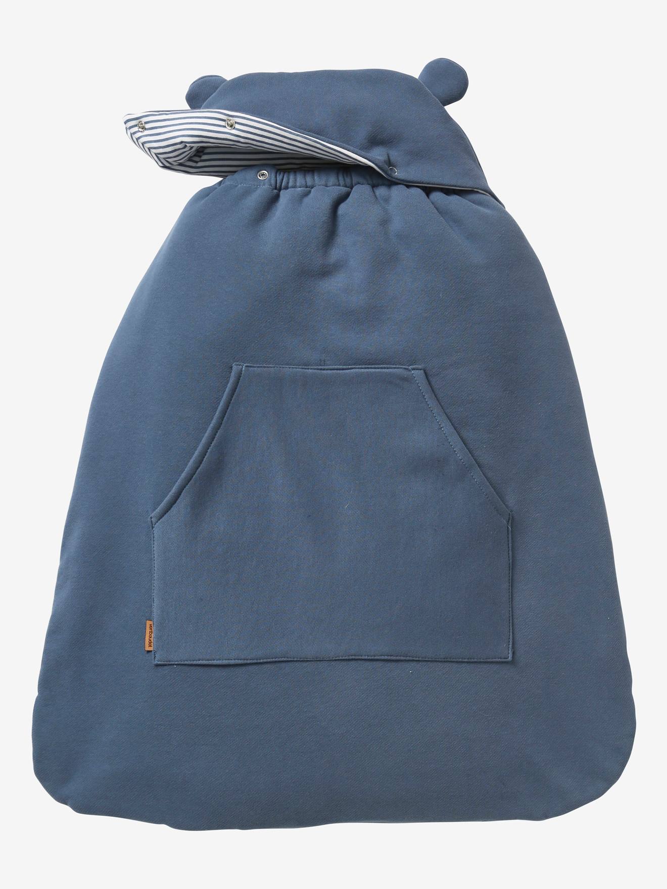 Baby Carrier Cover In Fleece Blue Nursery
