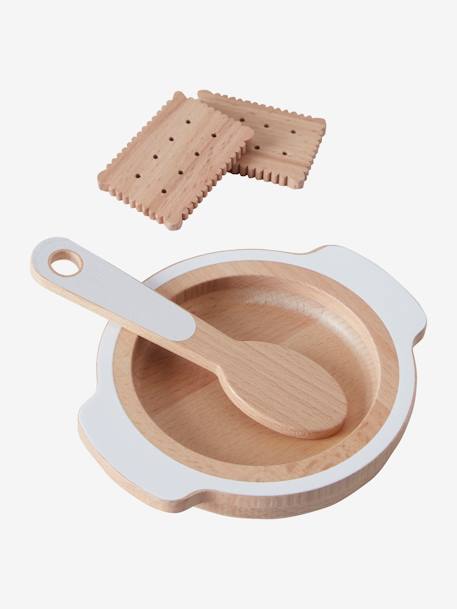 Set of Wooden Mealtime Accessories for Dolls - FSC® Certified Wood/White - vertbaudet enfant 