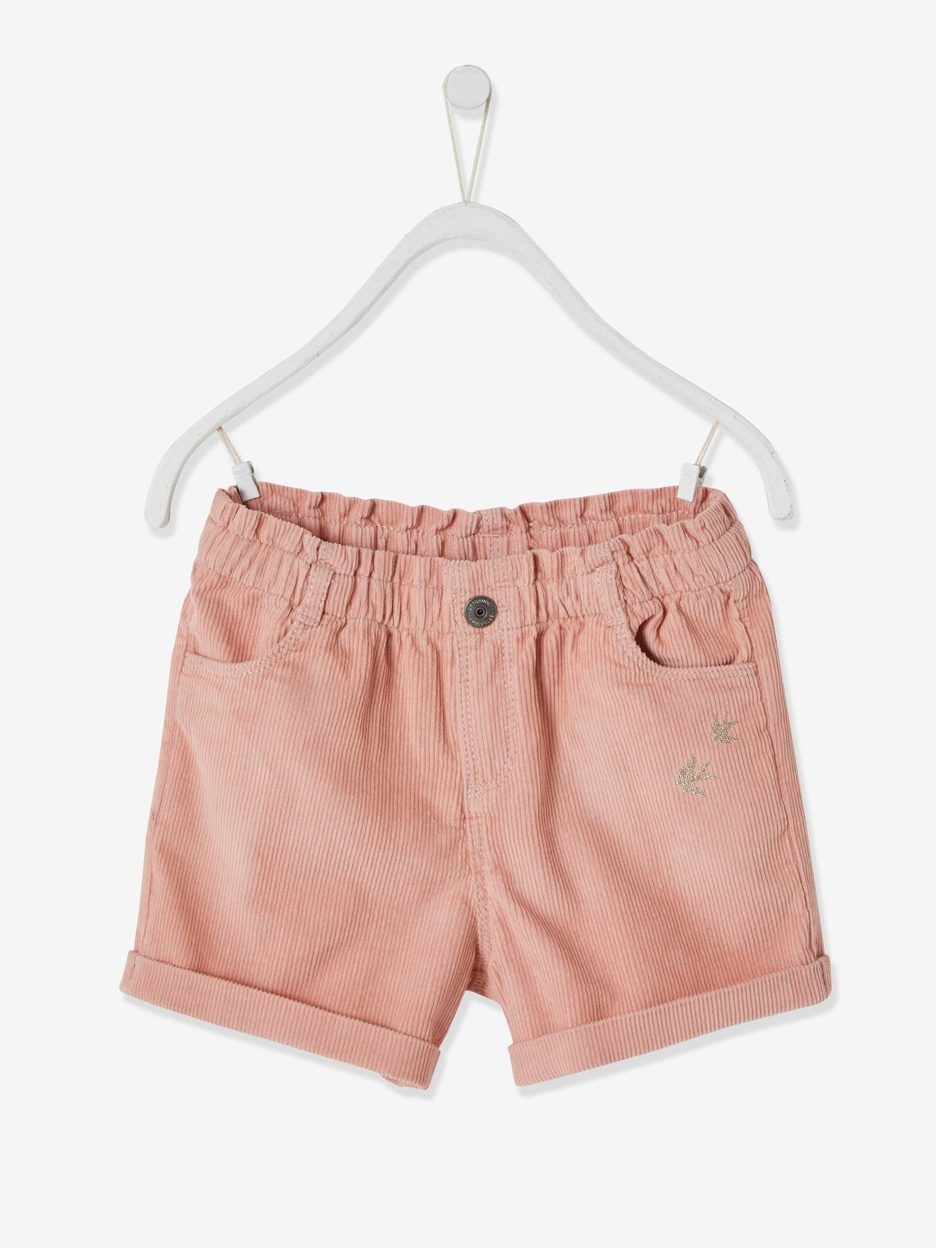 pink velour shorts