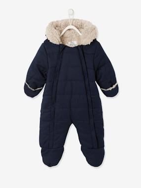 Coat & jacket-Pramsuit with Full-Length Double Opening, for Babies