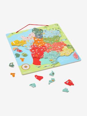 Toys-Educational Games-Magnetic Puzzle of France - French Version in FSC® Certified Wood