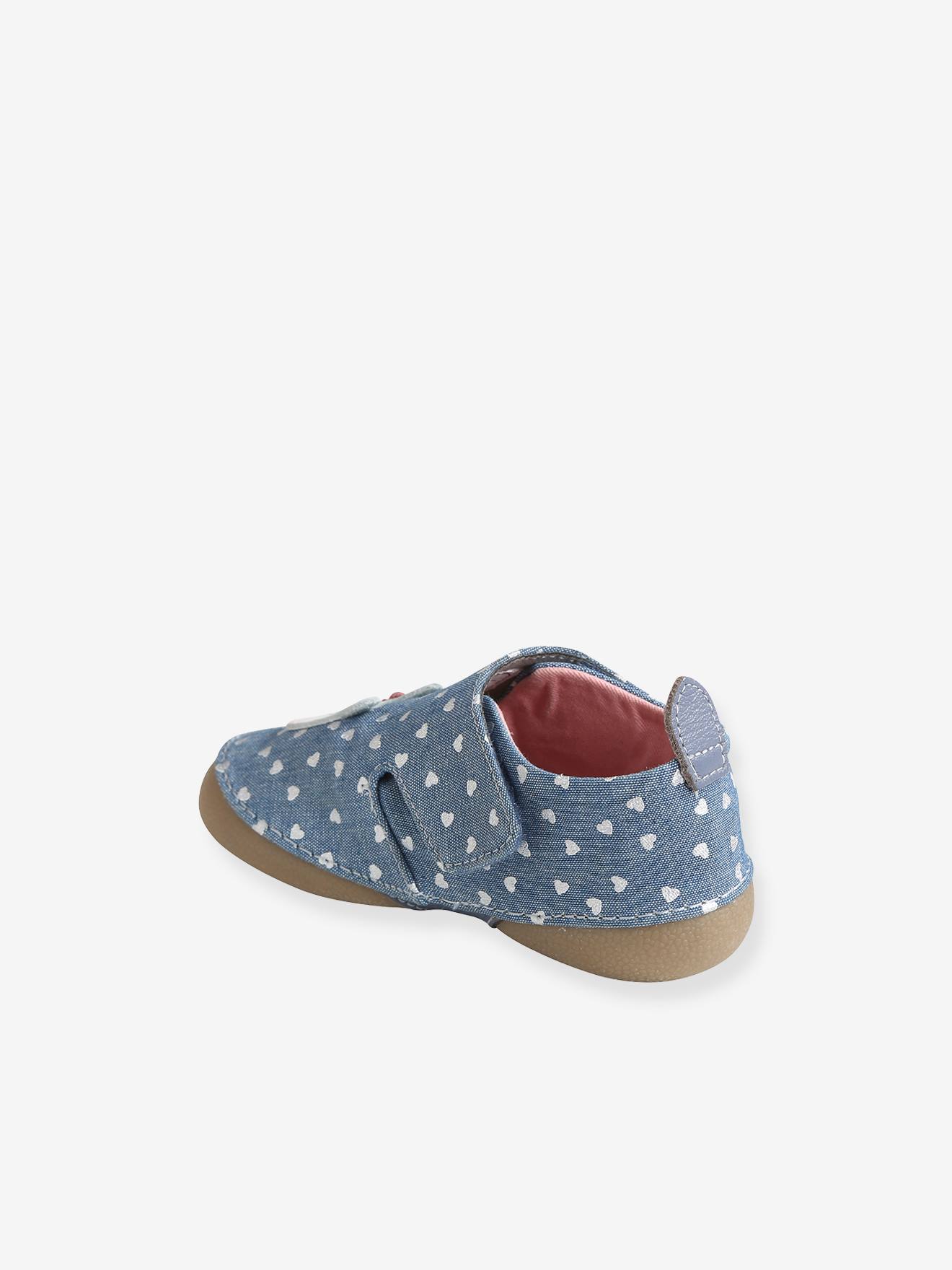 BABY BOYS PRAM SHOES WITH ANCHOR MOTIF BY SOFT TOUCH 