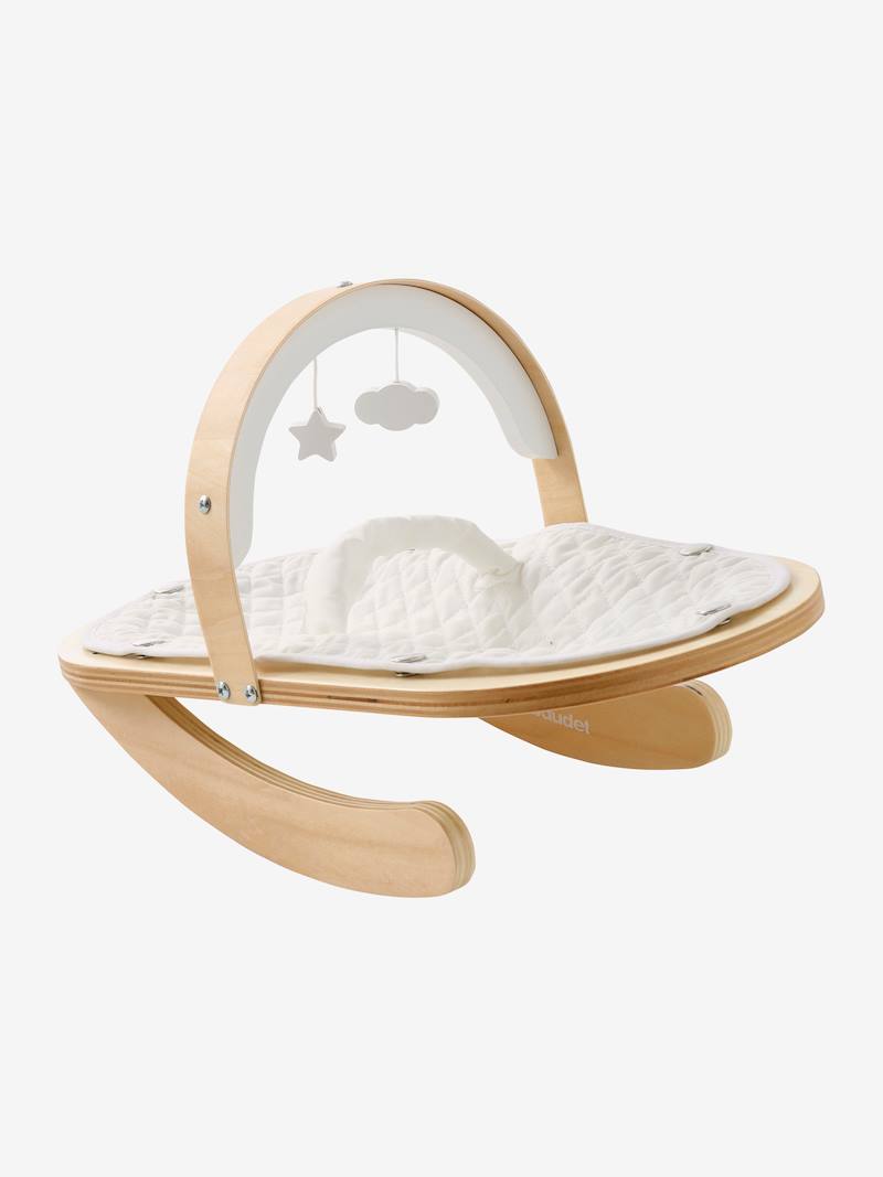 Wooden Baby Bouncer for Dolls FSC® Certified wood/white, Toys