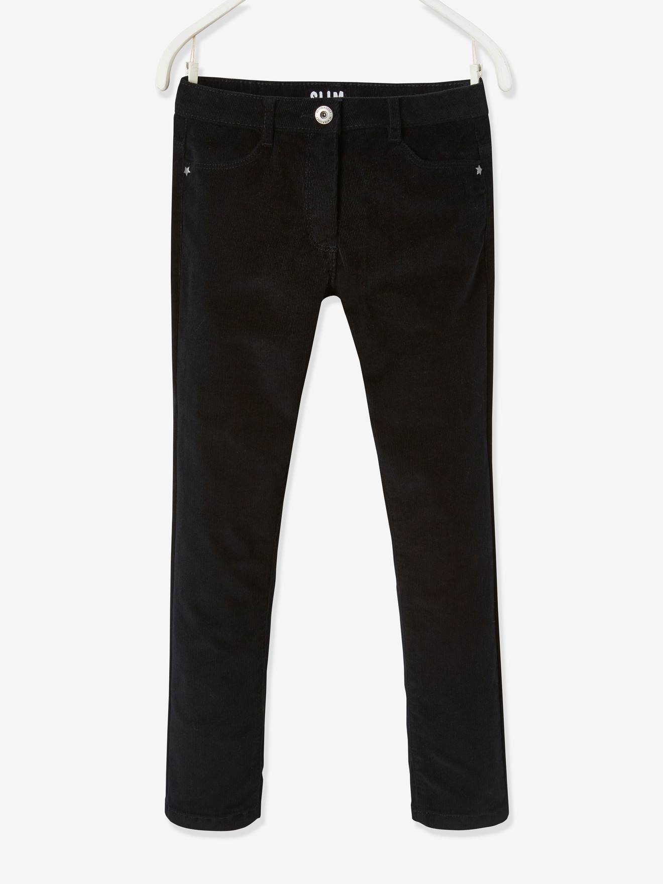 corduroy jeans black