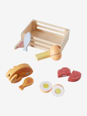 Toys-Role Play Toys-Kitchen Toys-Wooden Food Box - Wood FSC® Certified