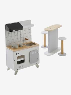 Toys-Playsets-Animal & Heroes Figures-Kitchen Furniture for Fashion Doll in FSC® Certified Wood