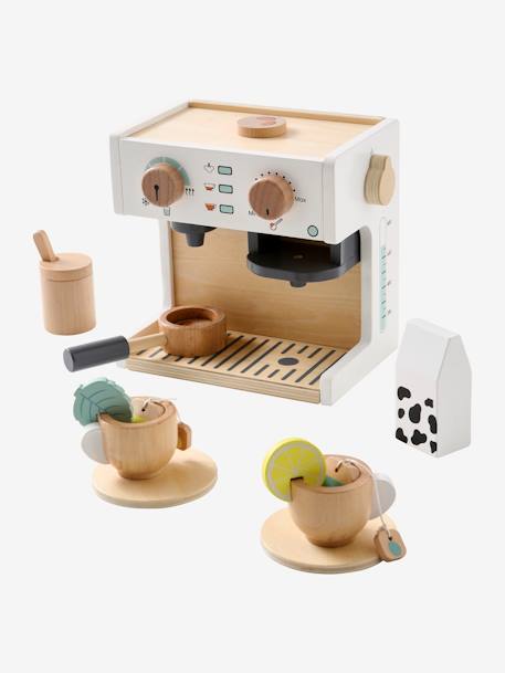 Coffee & Tea Machine in Wood - Wood FSC® Certified NO COLOR - vertbaudet enfant 