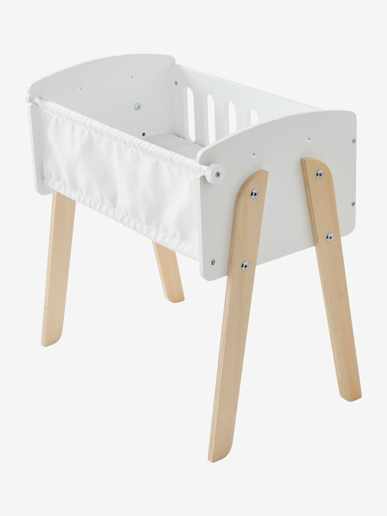 dolls wooden cot