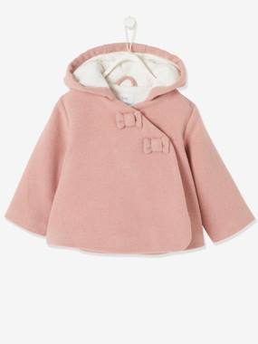 Baby-Fabric Coat with Hood, Lined & Padded, for Baby Girls
