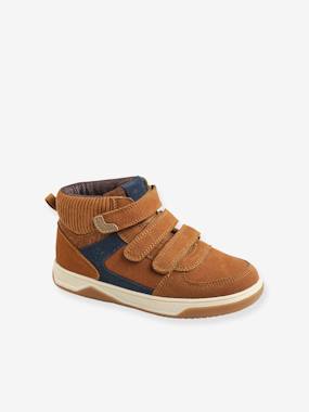 -Leather High-Top Trainers, for Boys