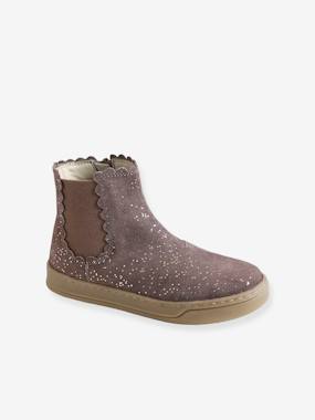 Shoes-Girls Footwear-Ankle Boots-Boots with Elastic & Zip, for Girls