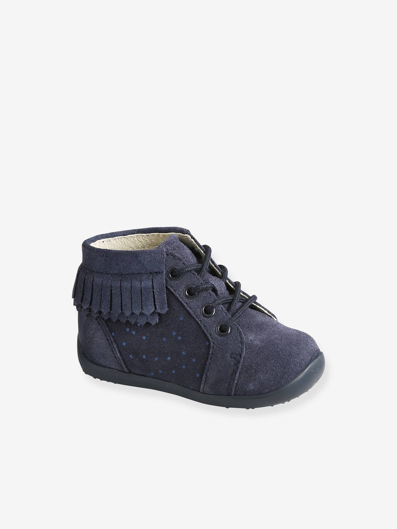 chaussure bebe fille bleu marine