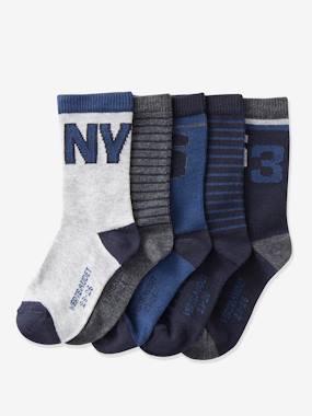 -Pack of 5 Pairs of Socks for Boys