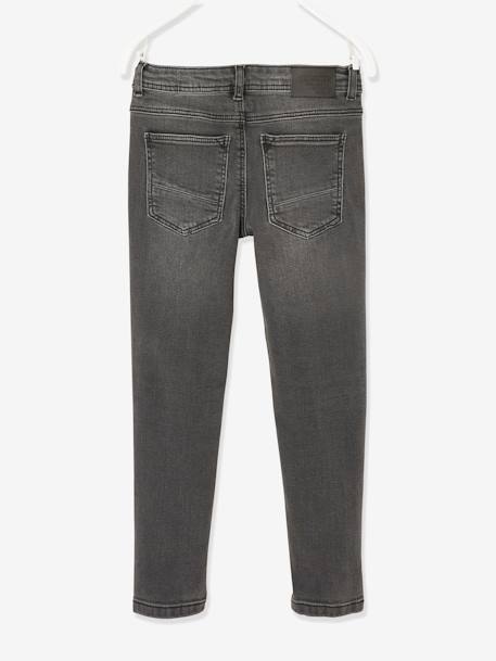 Jean slim MorphologiK FIN 'waterless' garçon DENIM BRUT+denim gris+DENIM GRIS FONCE+double stone+STONE - vertbaudet enfant 