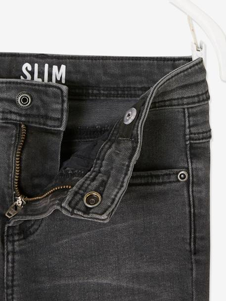 Jean slim MorphologiK FIN 'waterless' garçon DENIM BRUT+denim gris+DENIM GRIS FONCE+double stone+STONE - vertbaudet enfant 