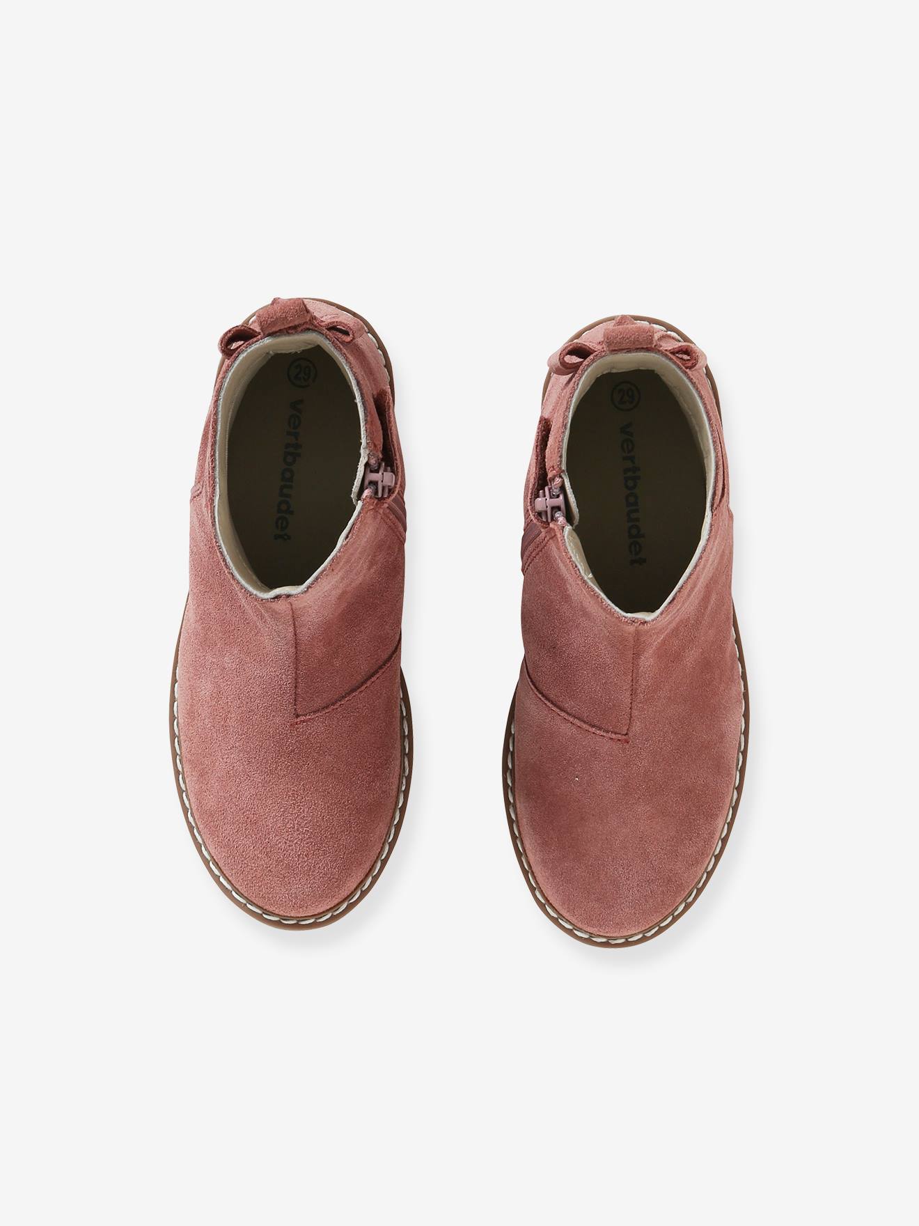 girls pink leather boots