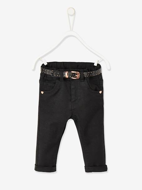 Pantalon Et Ceinture Irisee Bebe Fille Noir Bebe Pantalon Et Ceinture Irisee Bebe Fille Noir Bebe