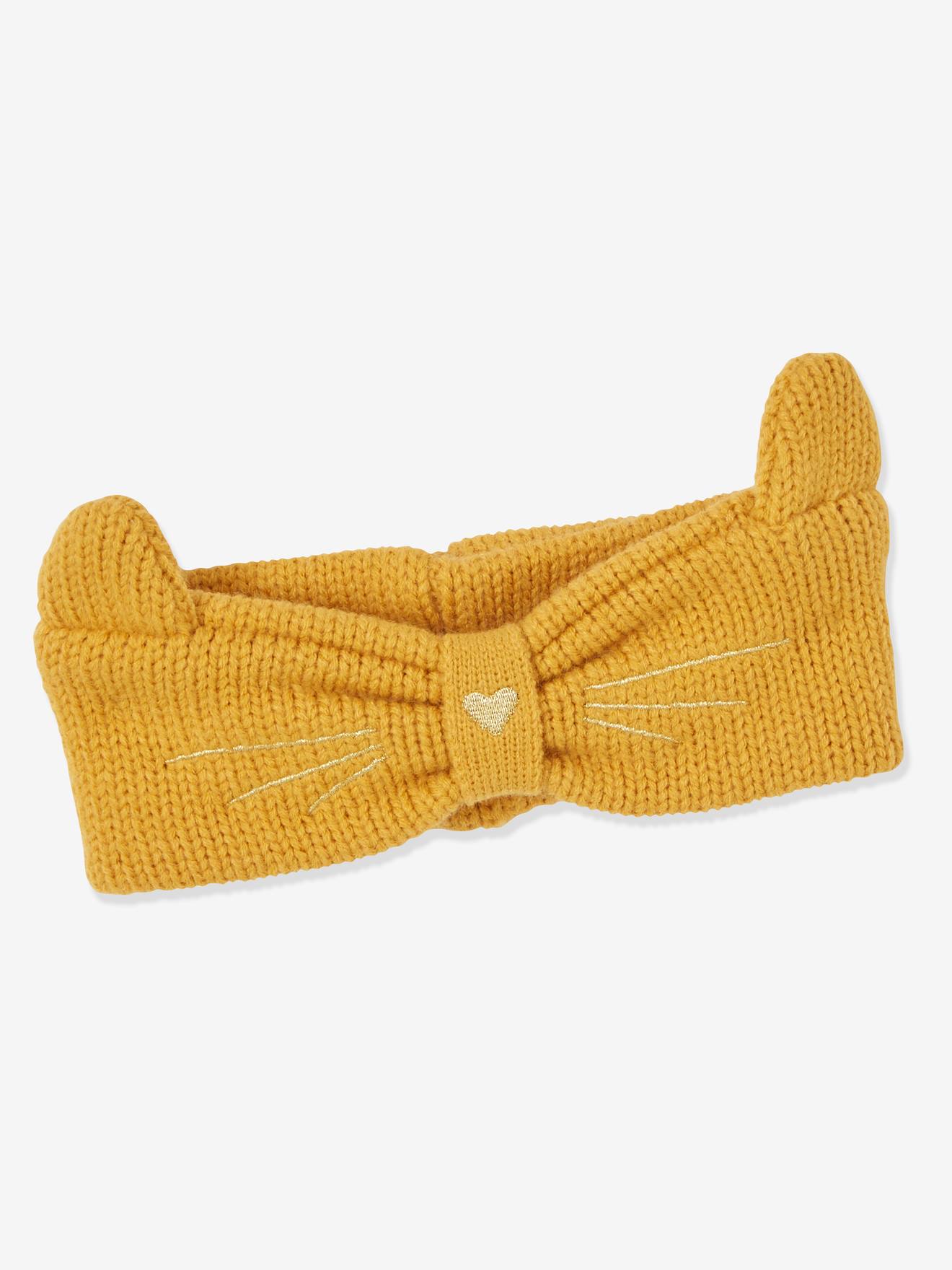 girls yellow headband