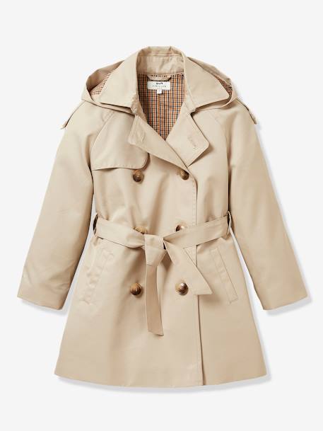 Trench Coat For Girls Timeless Classic N 6 By Cyrillus Beige Girls