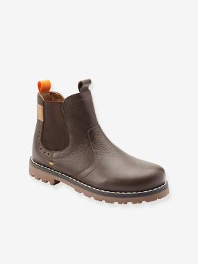 Shoes-Boys Footwear-Shoes-Leather Boots with Faux Fur for Boys, Designed for Autonomy