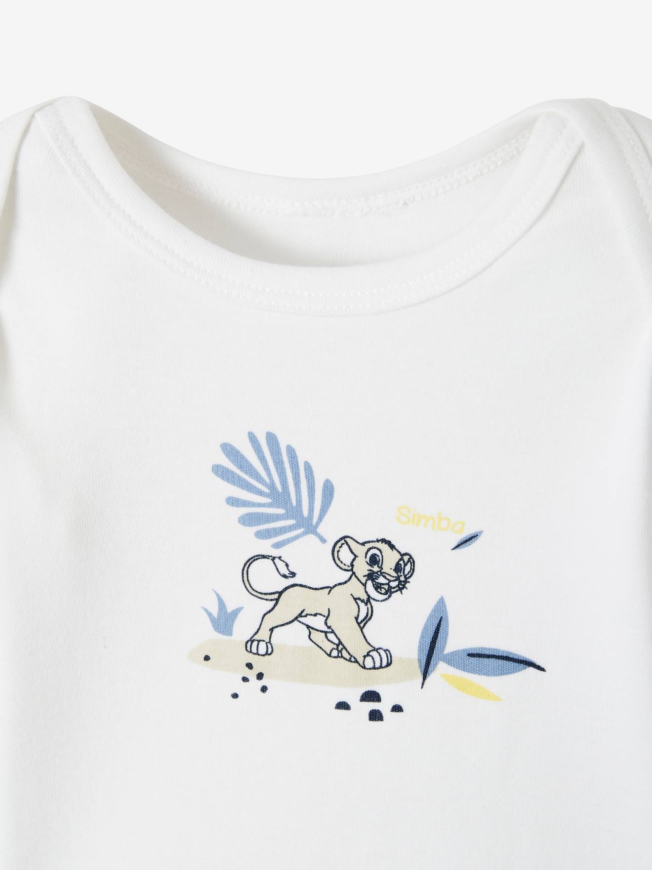 Pack Of 2 Long Sleeve Bodysuits For Baby Disney The Lion King White Baby